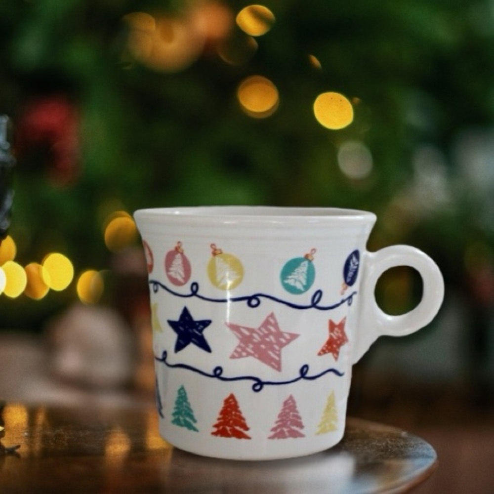 Fiesta Rare Festive Pastel Holiday Mug